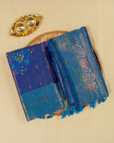SC2821 - Top Dyed Saree With Sparkling Stone And Meena Butta